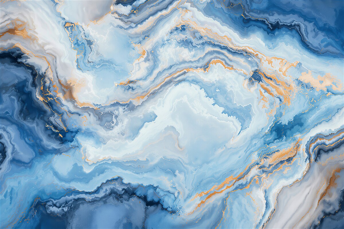 Fototapeten blauer Mineral