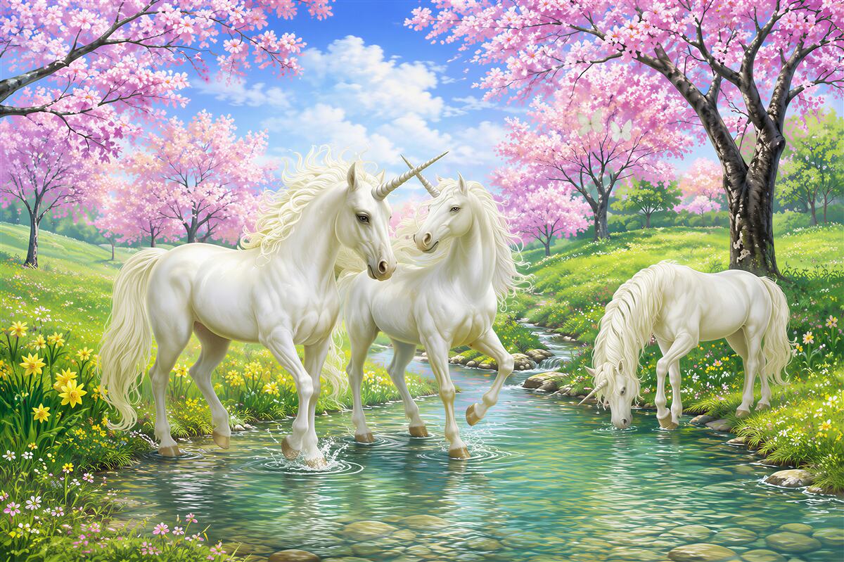 Fototapeten Pflanze, Pferd und Blume