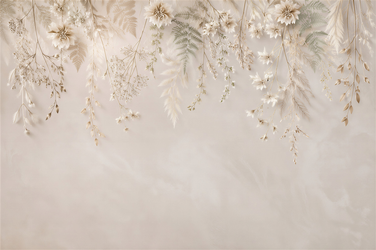 Fototapeten Zartheit der Pastellblumen