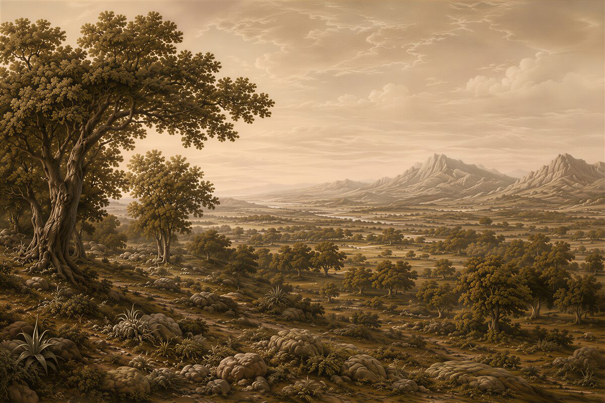 Fototapeten Berglandschaft