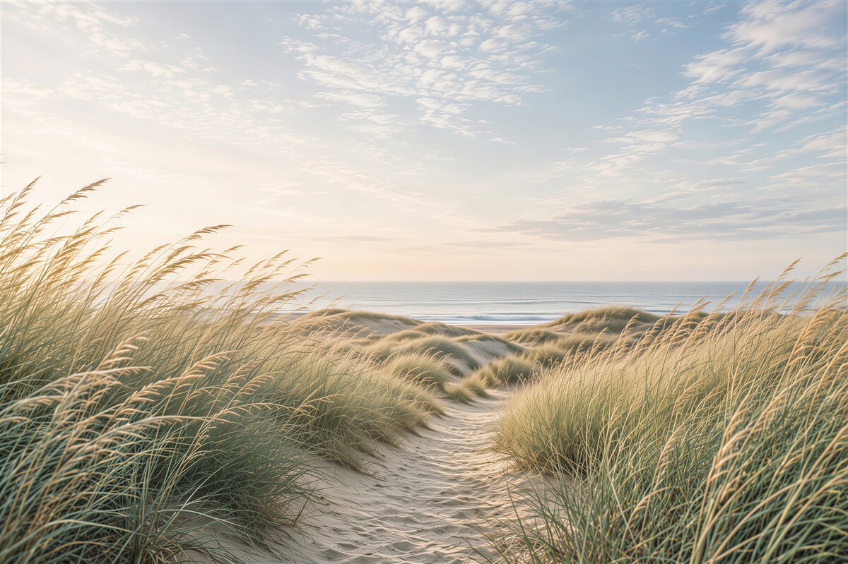 Fototapeten Dünen am Meer